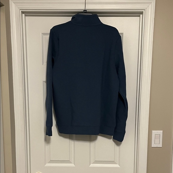 Eddie Bauer Men's Blue Zip-Up Sweater - Picture 2 of 4